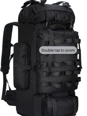 80 Liter Outdoor Military MOLLE Tactical Backpack Rucksack Camping Hiking Bag